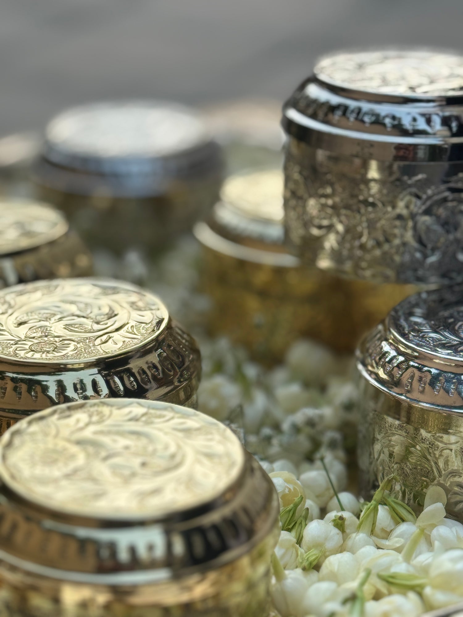 NOOR HERITAGE METAL JARS