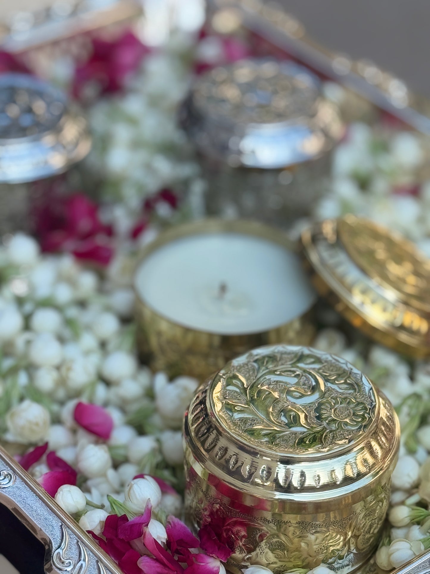 Noor Heritage Brass Candle (Limited Edition) - Gift box of 2