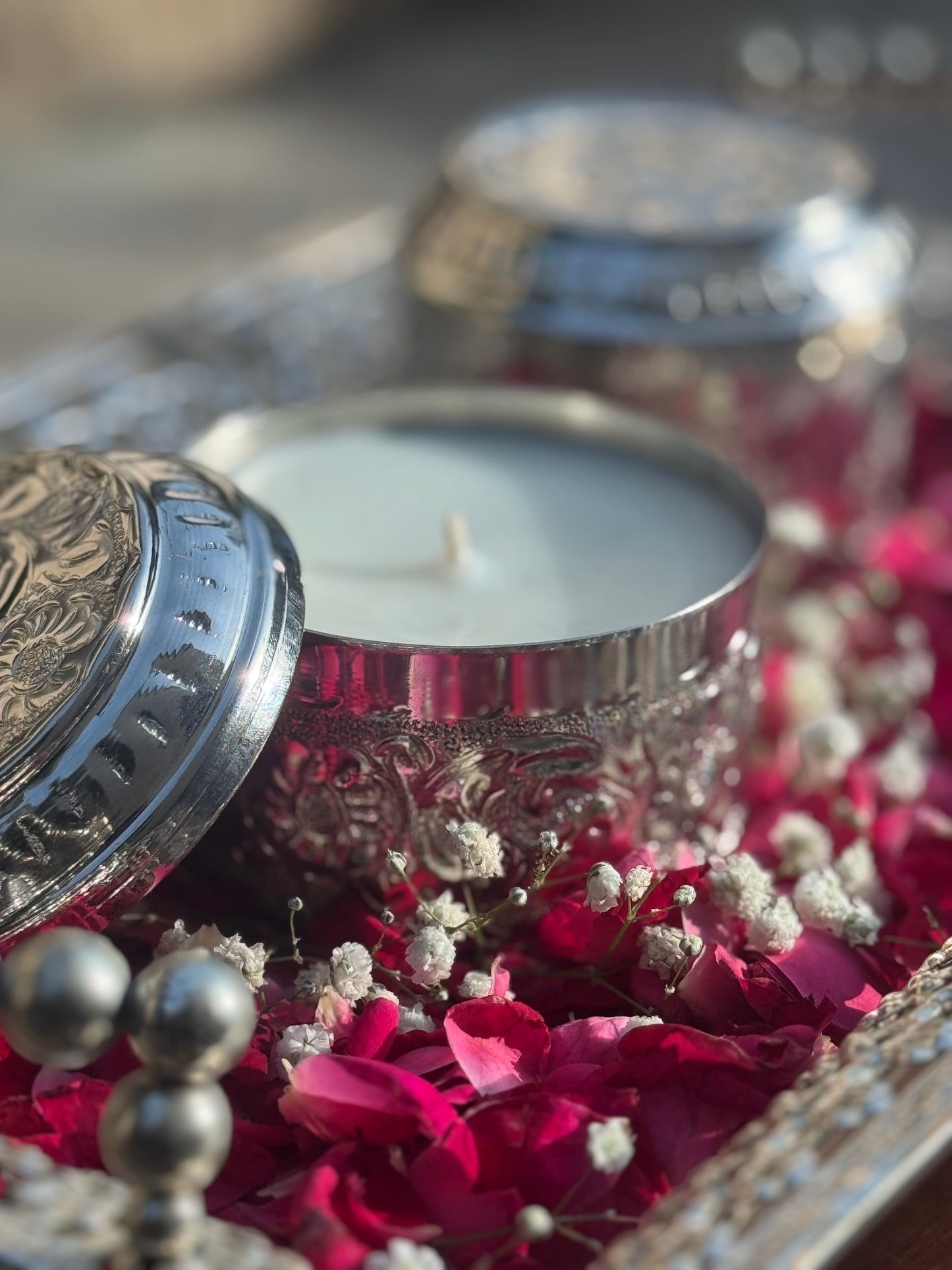 Noor Heritage Brass Candle (Limited Edition) - Gift box of 2