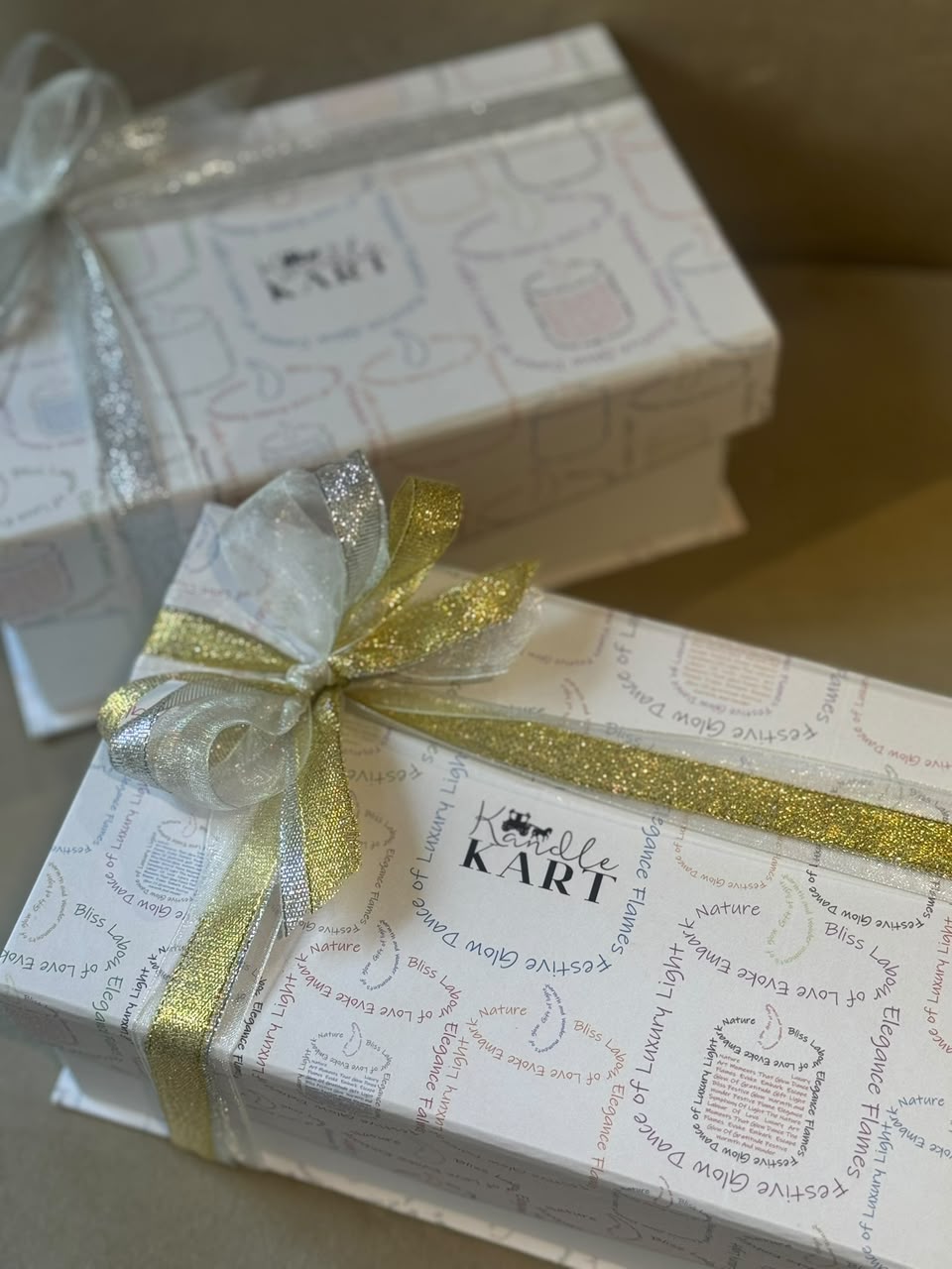 Noor Heritage Brass Candle (Limited Edition) - Gift box of 2